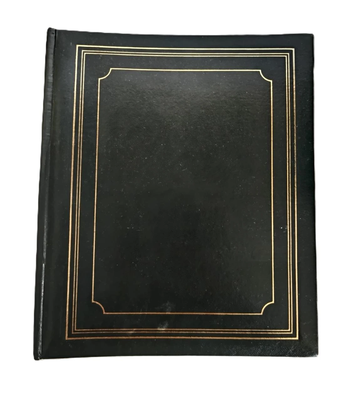 Album photo vintage noir et dorures – Pages adhésives / traditionnelles 40 Pages